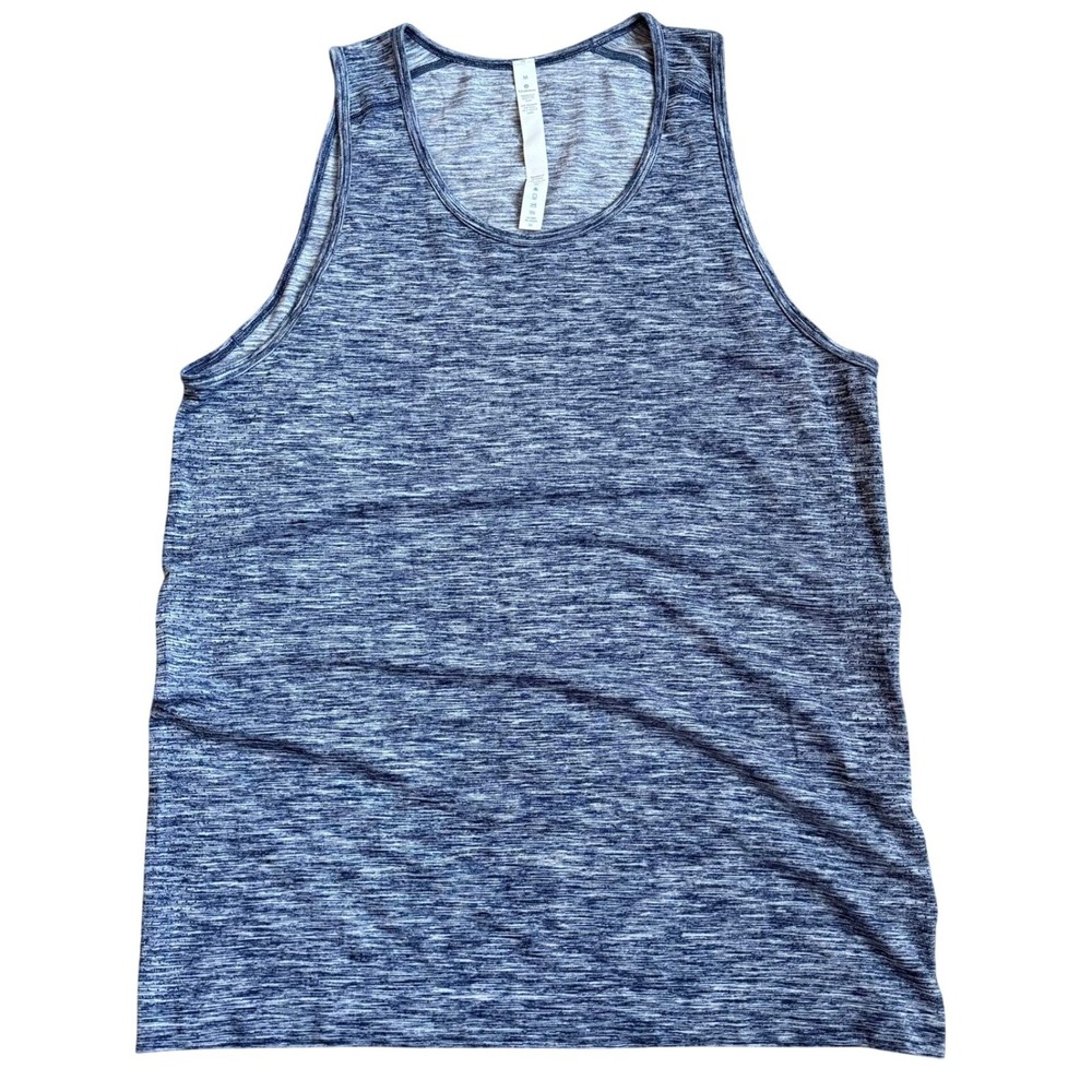 Lululemon Metal Vent Tech Tank M Grey Sleeveless Workout Hiking Running Shirt